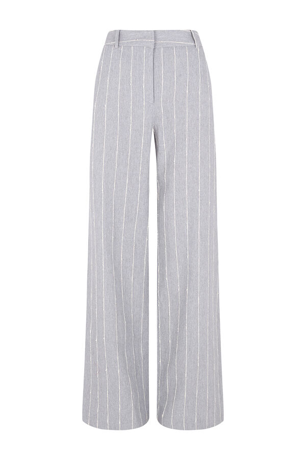 Hoss Intropia Penny. Pantal&oacute;n a rayas Gris