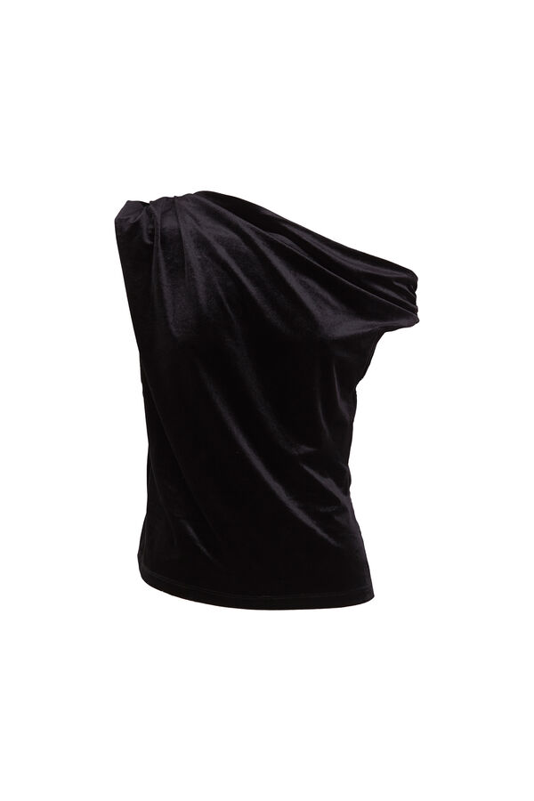 Hoss Intropia Marcela. Top asimétrico Negro
