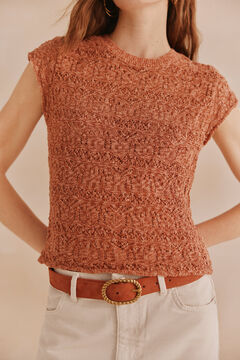 Hoss Intropia Susana. Camisola folhos Vermelho