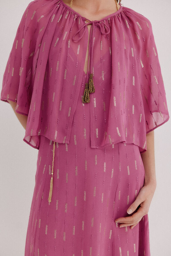 Hoss Intropia Angela. Vestido flu&iacute;do Rosa