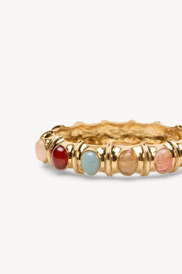 Hoss Intropia Lena. Pulseira de pedras. Dourado