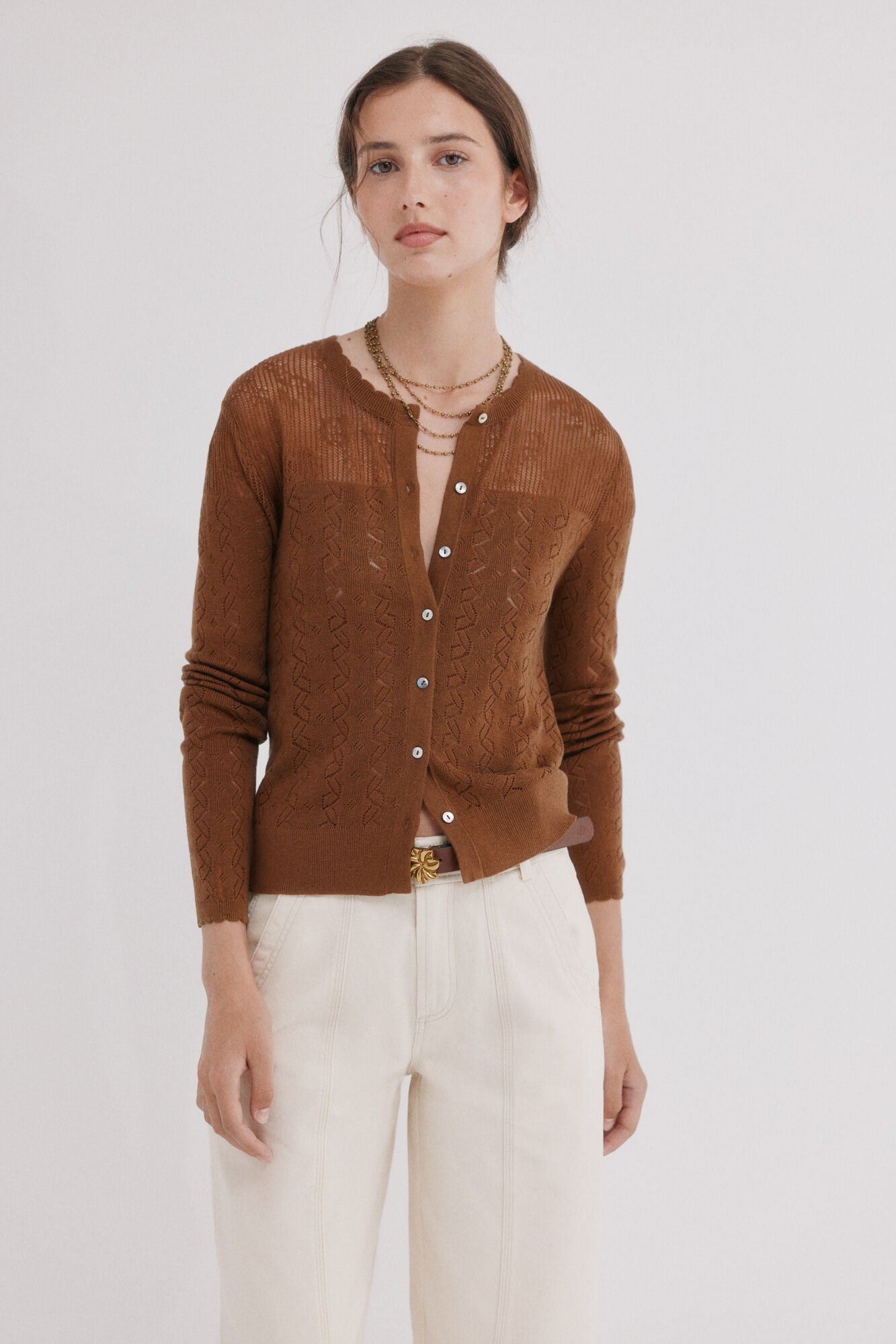 Hoss Intropia Isadora. Chaqueta calada