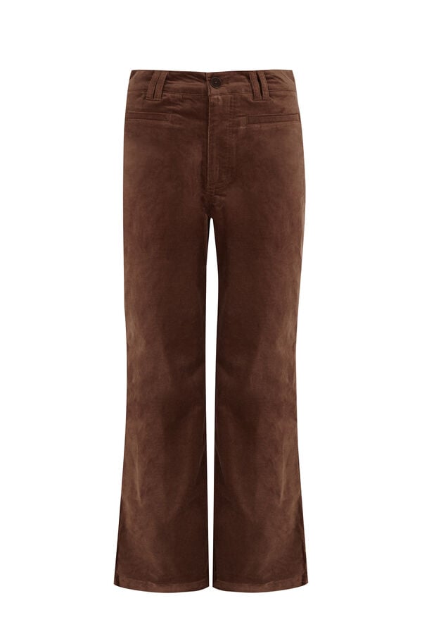 Hoss Intropia Prunela. Cal&ccedil;a de cintura m&eacute;dia Verde