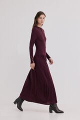 Hoss Intropia Aysel. Vestido punto Estampado morado