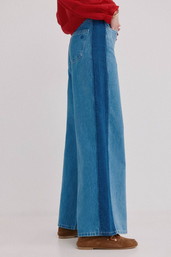 Hoss Intropia Brenna. jeans corte reto Azul