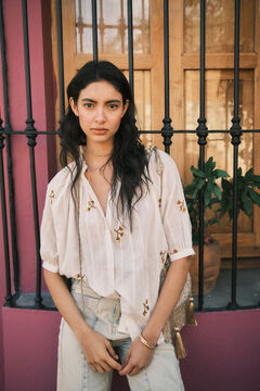 Hoss Intropia Gadea. Blusa bordada Amarillo