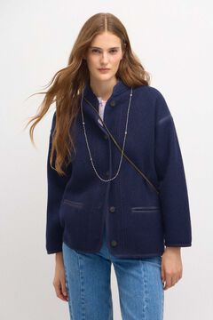 Hoss Intropia Adela. Chaqueta austriaca de lana Azul marino