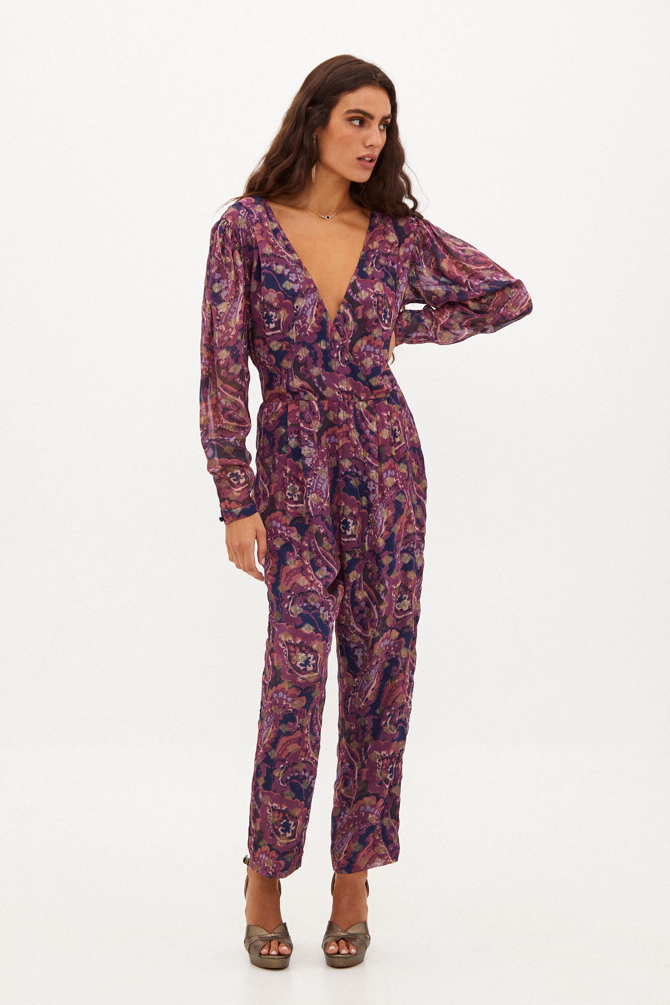 Millie. Mono fluido estampado