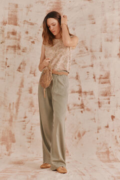 Hoss Intropia Sami. Top floral Ecru