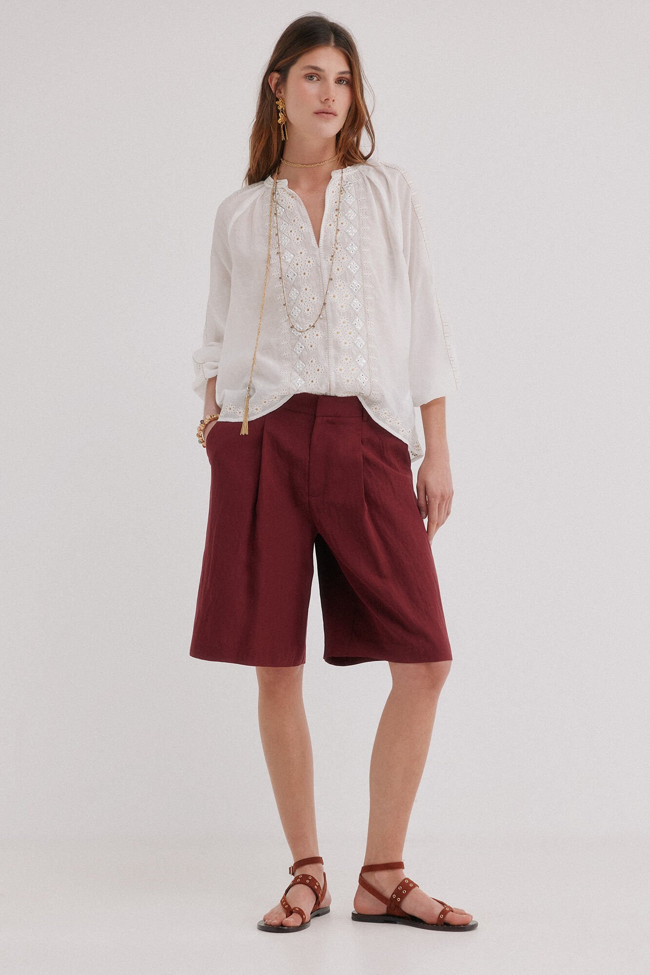 Hoss Intropia Constance. Blusa manga larga