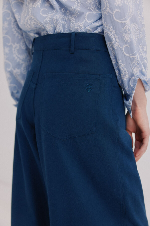 Hoss Intropia Petra. Cal&ccedil;as de corte amplo Azul