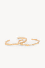 Hoss Intropia Magín. Set de pulseras Dorado