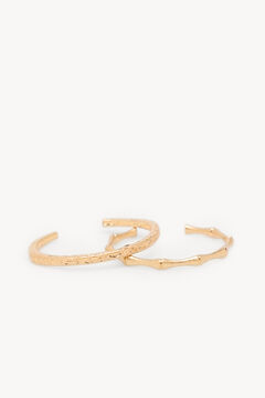 Hoss Intropia Magin. Conjunto de pulseiras Dourado