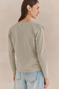 Hoss Intropia Fabia. Camiseta de marinheiro Verde