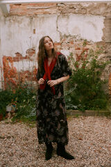 Hoss Intropia Adela. Vestido estampado Castanho