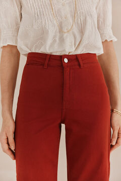 Hoss Intropia Briana. Jeans wide leg Coral