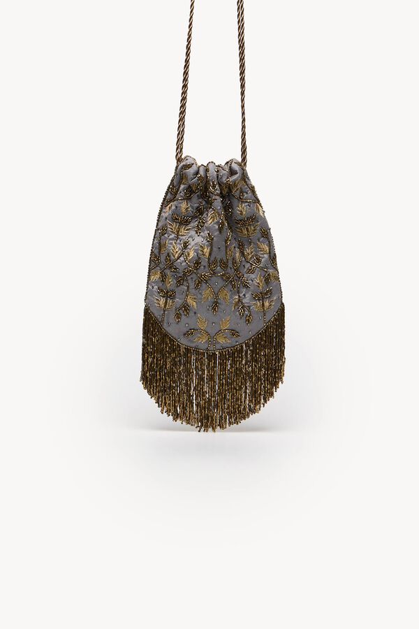 Hoss Intropia Madelyn. Bolso bordado Arena