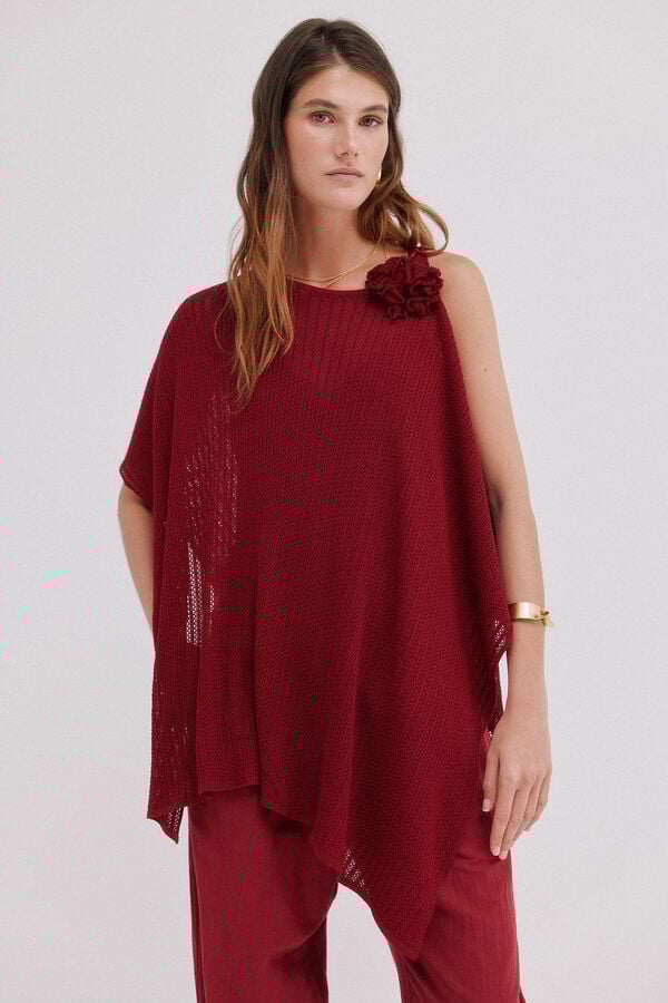 Hoss Intropia Noemí. Capa de tricot Vino