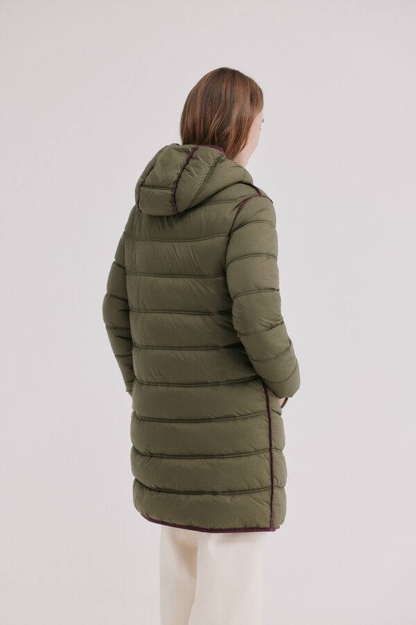 Hoss Intropia Dorothy. Casaco revers&iacute;vel Khaki