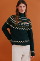 Hoss Intropia Ilma. Jersey grecas Verde