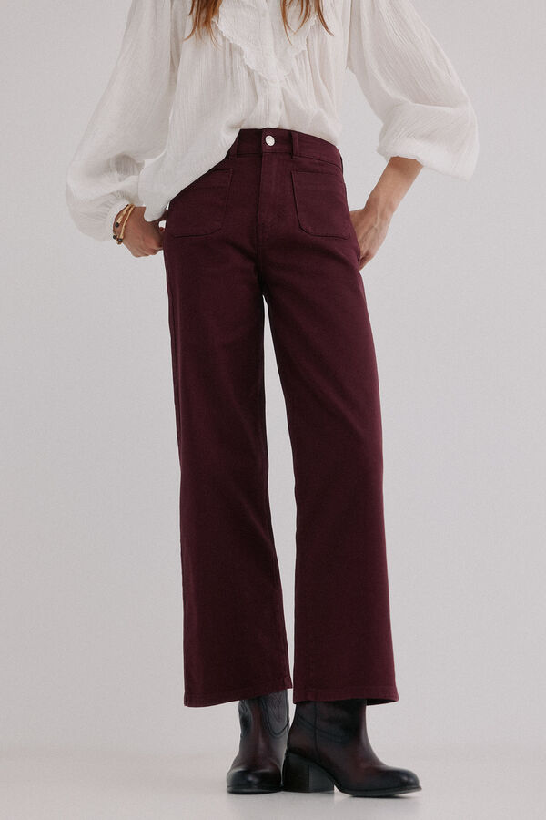 Hoss Intropia Bonnie. Calça jeans de perna larga Granada