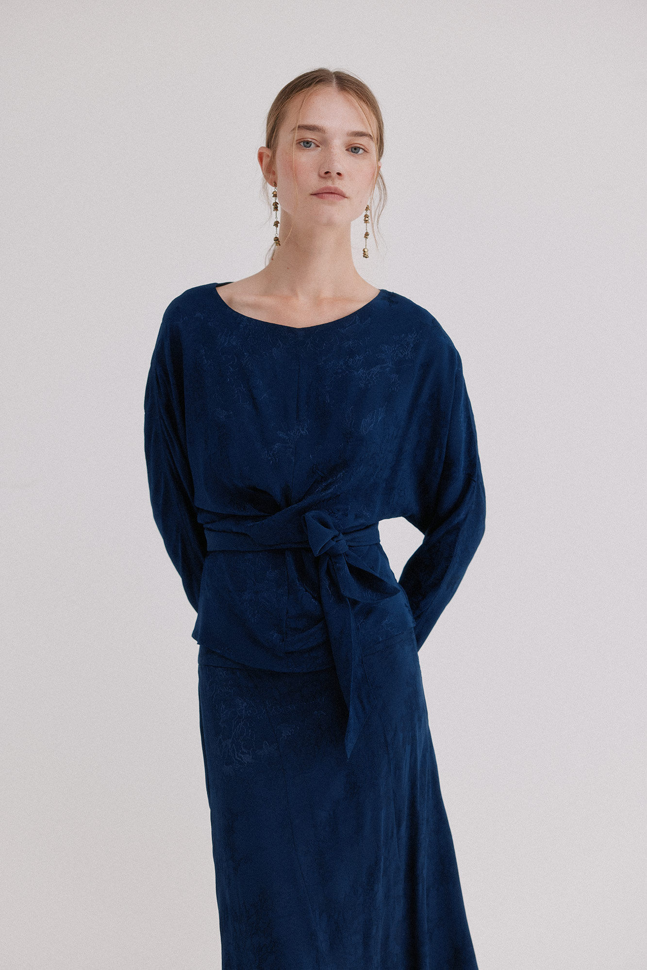 Hoss Intropia Calia. Blusa jacquard
