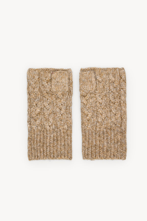 Hoss Intropia Nubia. Mitones punto Kaki