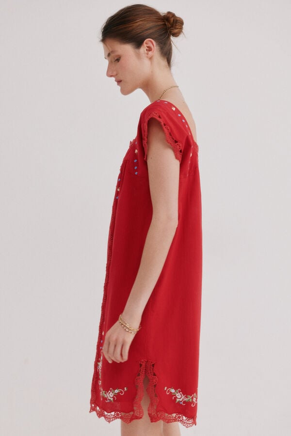 Hoss Intropia Alhena. Vestido curto Vermelho