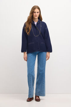 Hoss Intropia Adela. Chaqueta austriaca de lana Azul marino