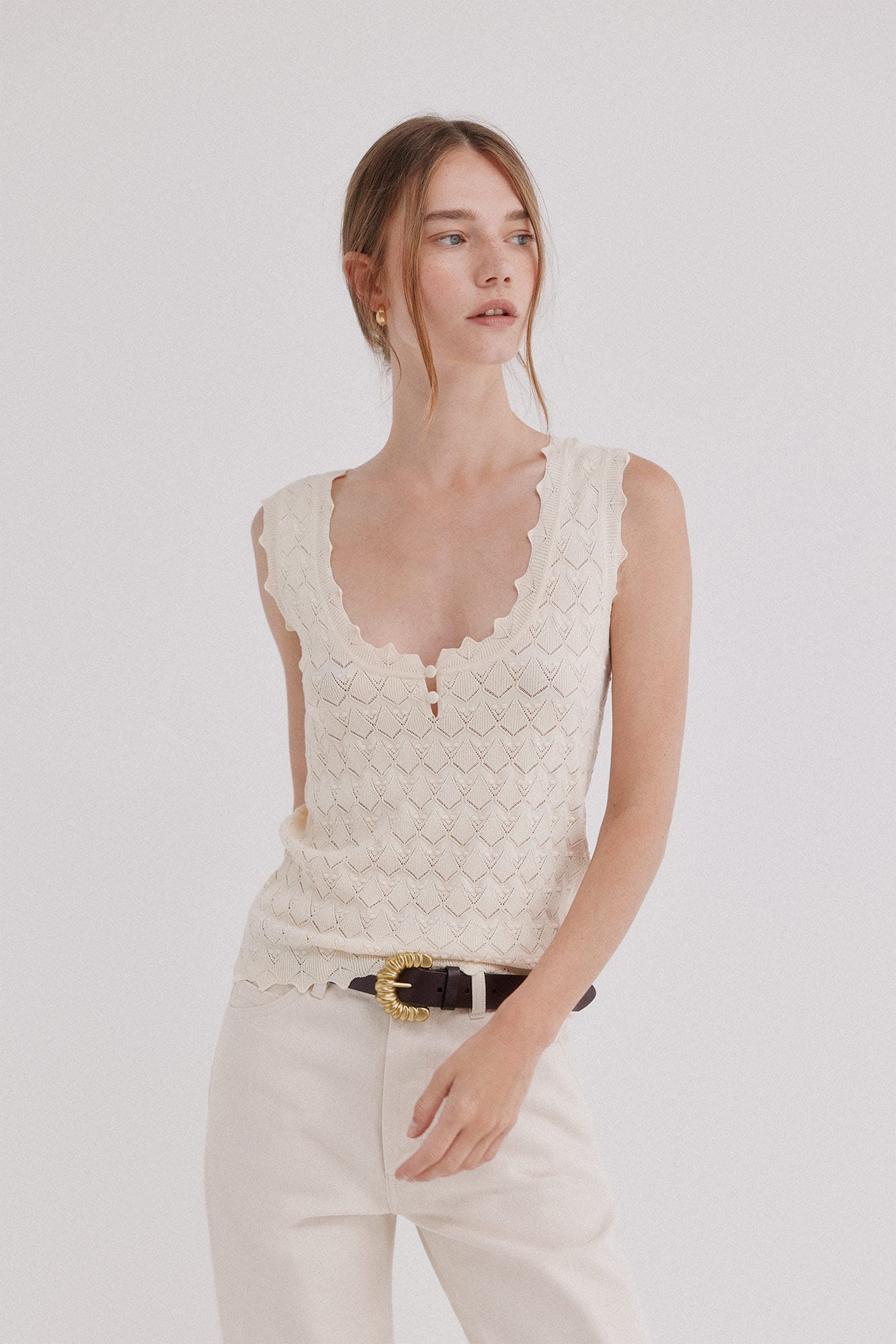 Hoss Intropia Ilya. Top com textura