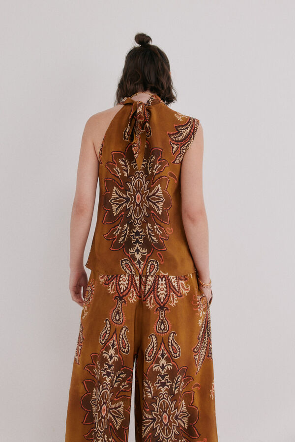 Hoss Intropia Cinthia.Blusa bordada Marfil