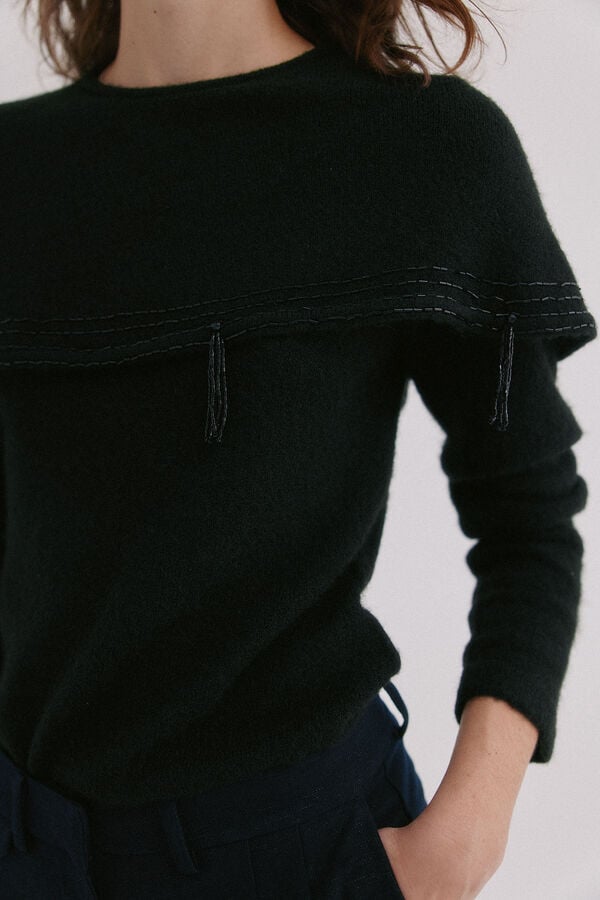 Hoss Intropia Izar. Jersey con capa Negro