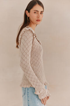 Hoss Intropia Nuria. Camisola manga comprida Ecru