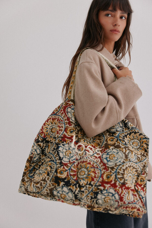 Hoss Intropia Nicole. Bolsa estampada Multicolor