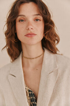 Hoss Intropia Elise. Blazer ajustado Ecru