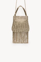 Hoss Intropia Naomi. Bolsa de contas Dourado