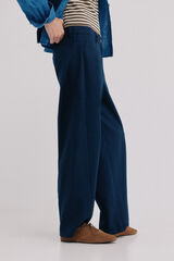 Hoss Intropia Praisa. Pantal&oacute;n de rayas Azul marino