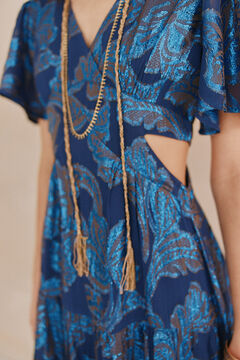 Hoss Intropia Alba. Vestido recortado. Azul
