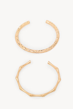 Hoss Intropia Magin. Conjunto de pulseiras Dourado