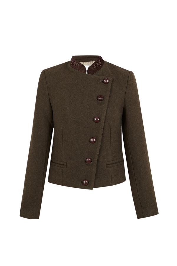 Hoss Intropia Freia.Chaqueta austriaca Verde oscuro