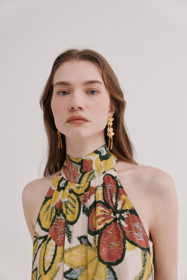 Hoss Intropia Alexandra.Vestido estampado Multicolorido