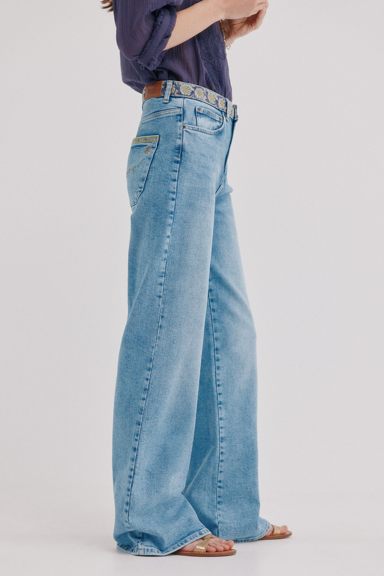 Hoss Intropia Briar. Jeans bordados