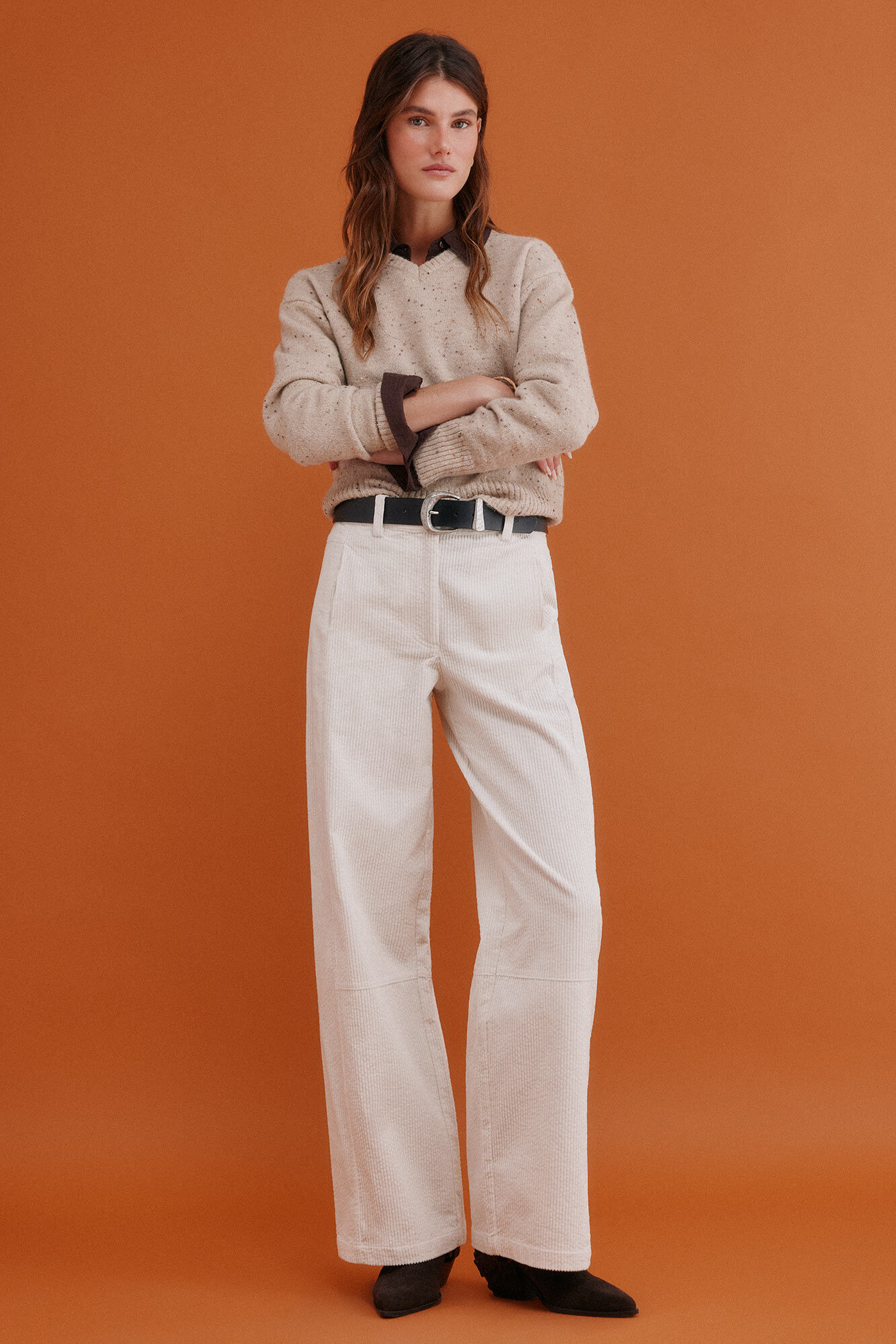 Hoss Intropia Imelda. Jersey jaspeado