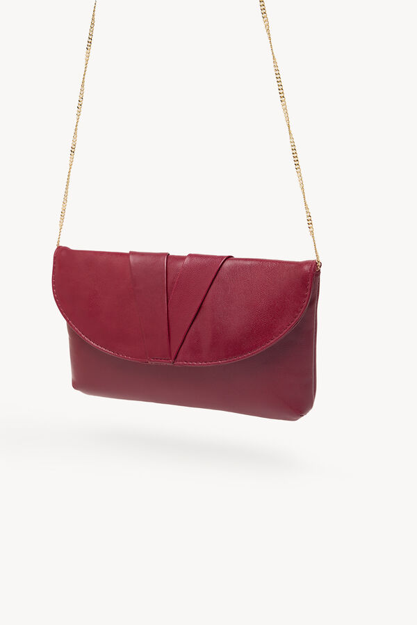 Hoss Intropia Noha. Cartera de piel Granate