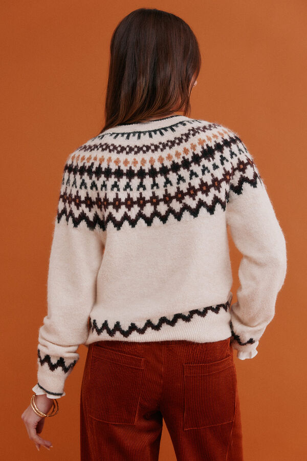 Hoss Intropia Ilma. Jersey grecas Beige