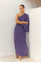 Hoss Intropia Adriana. Vestido assimétrico liso Roxo