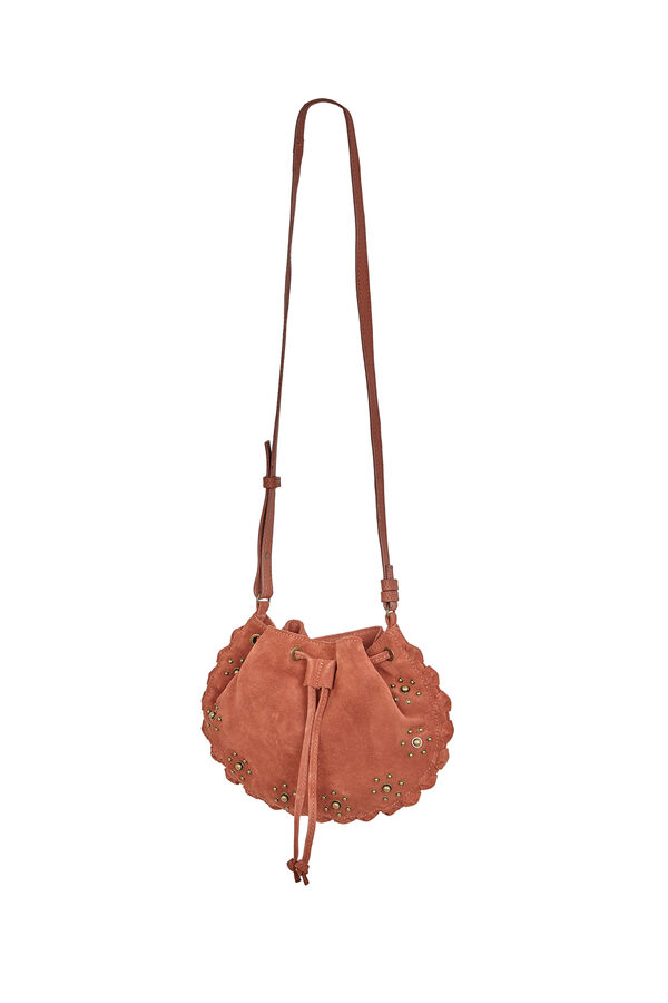 Hoss Intropia Numa. Bolsa de mala de tiracolo de croute Laranja