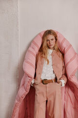 Hoss Intropia Brunella. Chaqueta denim Rosa