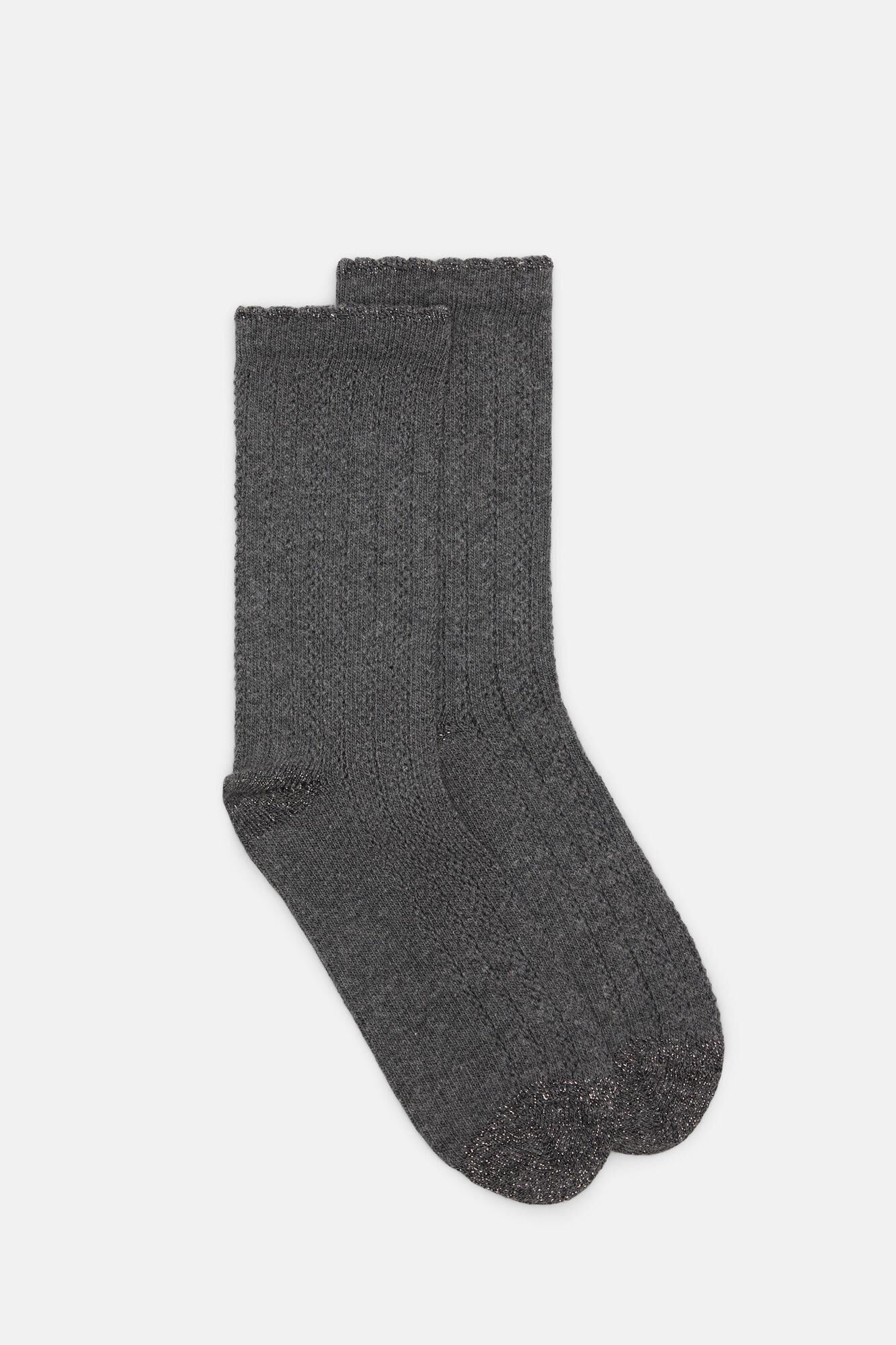 Hoss Intropia Lavinia. Calcetines calados con lurex
