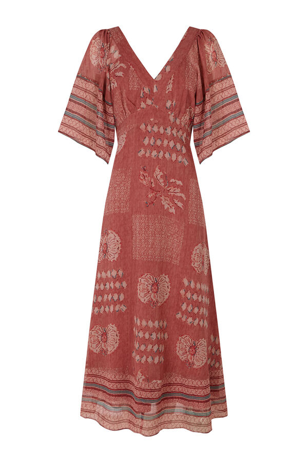 Hoss Intropia Ana. Vestido midi flu&iacute;do Multicolor